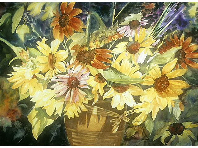 Joyce Schlapkohl-  Sunflowers 