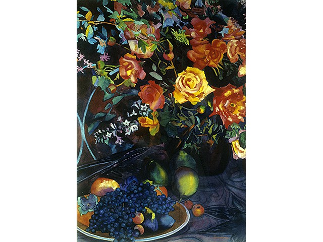 Paula W Bleakley-Grapes and Roses
