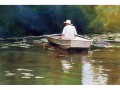 Robin Sams-Dad on the Pond