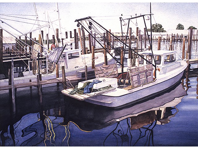 Karen Van Gamper-  Working Boats at Rest 