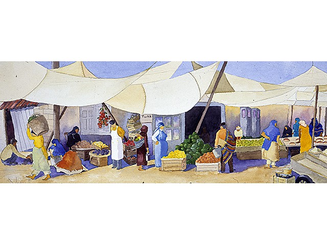 Mildred Voorhees-  Turkish Market 