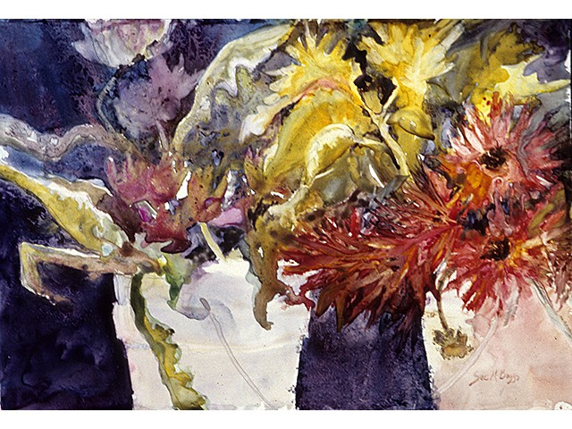 Sue Moser Boggs-  Flower Market 