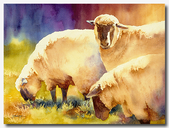 Susan watercolor painting
