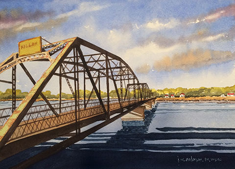Watercolor painting by Pegi Barnes-Sharp