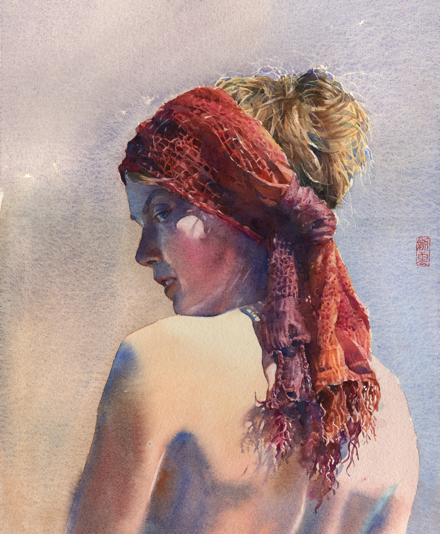 Watercolor painting by JJ Jiang